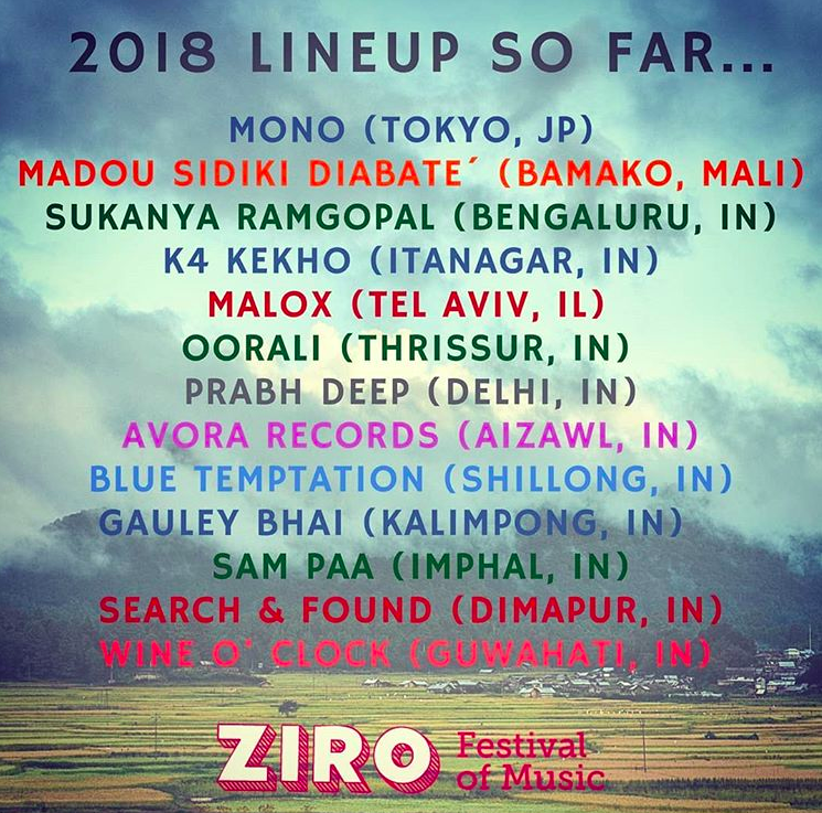 Rootsandleisure_Ziro Festival_2018_Artists2