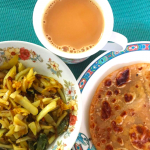 Rootsandleisure_Paratha and aloo with tea